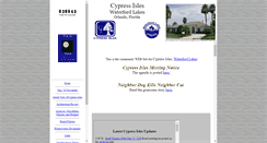 Desktop Screenshot of cypressisles.org